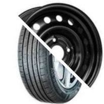 Шина с диском в сборе Massimo OTTIMA PLUS 185/65 R15 88H + ТЗСК Логан II Черный 4*100 6xR15 ET40 DIA60.1