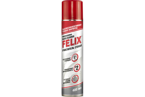 FELIX Очиститель стекол аэрозоль 400мл (411040002)