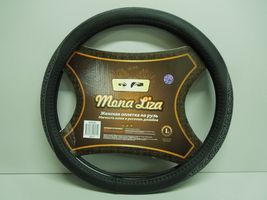 Оплетка MONA LIZA кожаная SOLE Черный L(d=40см)(OPLM0202)