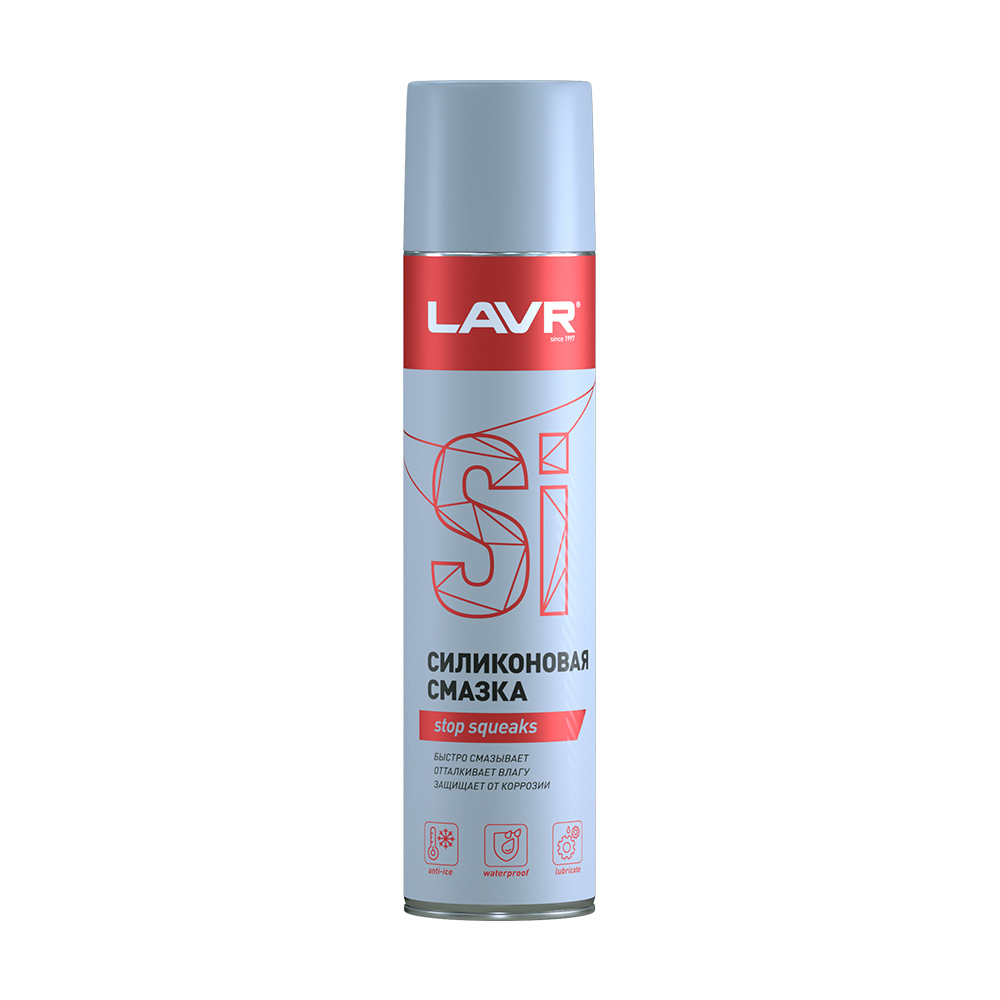 Lavr LN1543 Силиконовая смазка Lavr Silicone Spray 400мл(аэрозоль)