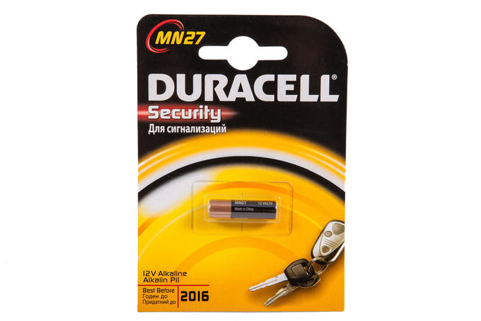 DURACELL Батарейка алкалиновая для электронных приборов 12V MN27 1шт