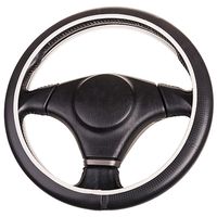 Оплетка на руль Skyway Flex 7(M) 37-39см. черно/белая экокожа(S01109008)