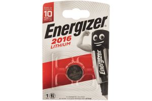 Energizer Lithium CR 2016 3V Батарейка литиевая для брелоков сигнализации 1шт (E301021802)