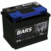 АКБ Bars Silver п.п.L+ 60a/h Евро B13(нижн.кр)