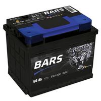 АКБ Bars Silver о.п.R+ 60a/h Евро B13(нижн.кр)